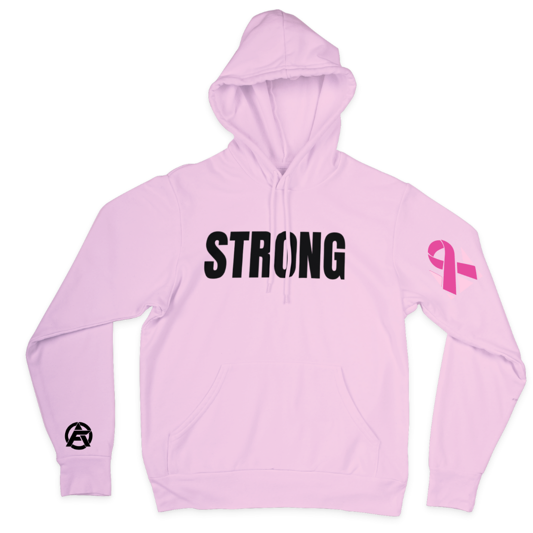 STRONG WONDER WOMAN - HOODIE [BREAST CANCER]