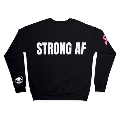 STRONG AF SUPERMAN - SWEATSHIRT [BREAST CANCER]