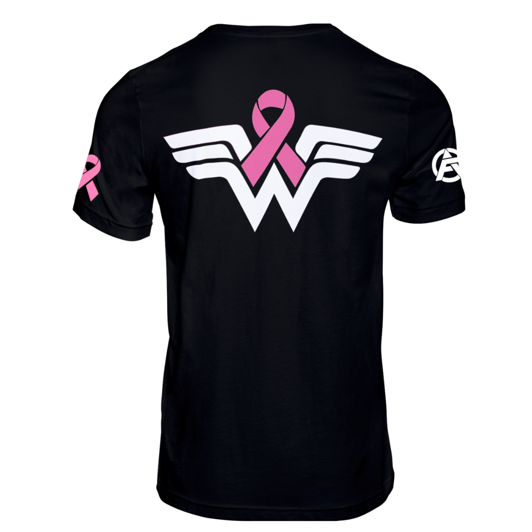 BREAST CANCER STRONG Wonder Woman T-shirt