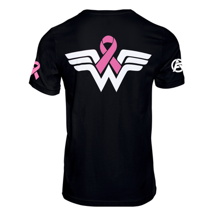 TODDLER STRONG AF WONDER WOMAN - T-SHIRT [BREAST CANCER]