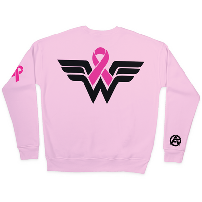 STRONG AF WONDER WOMAN - SWEATSHIRT [BREAST CANCER]